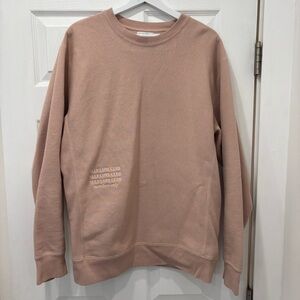 Women’s Mayfair the label light pink oversized crewneck OS